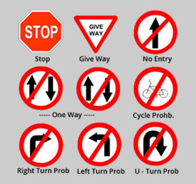 ONE WAY SIGN - Traffic Sign India